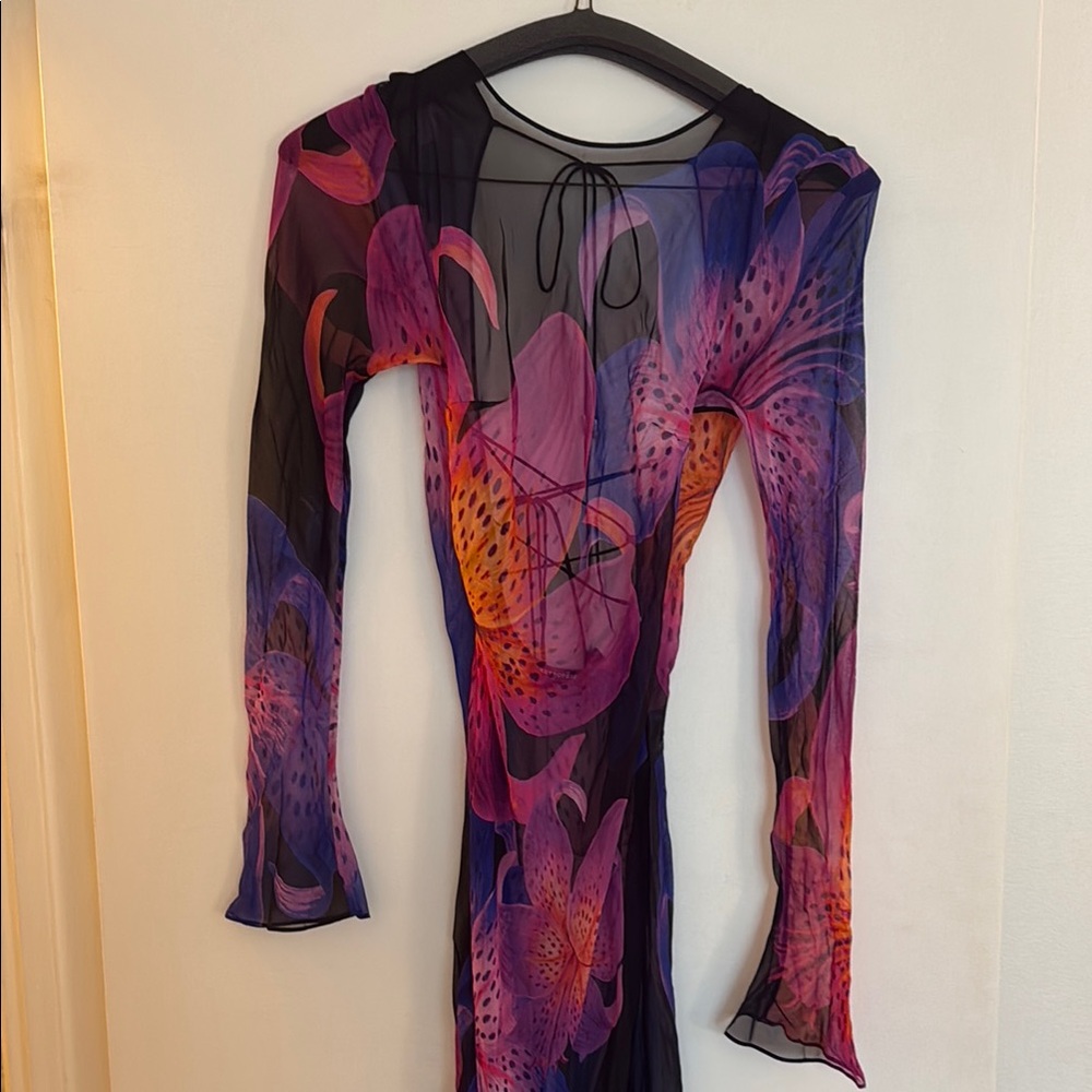 Retrofête VIENNA SILK DRESS coverup / dress - worn once - Picture 12 of 13
